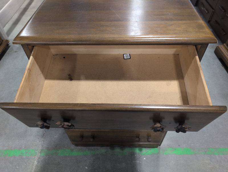 Warm Brown MCM 4 Drawer Dresser