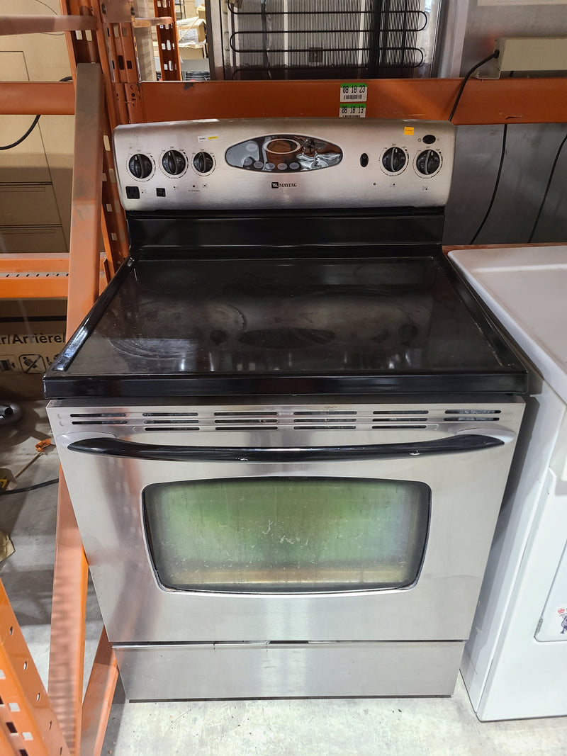 Maytag Stainless Steel Electric Range with Smooth Cooktop