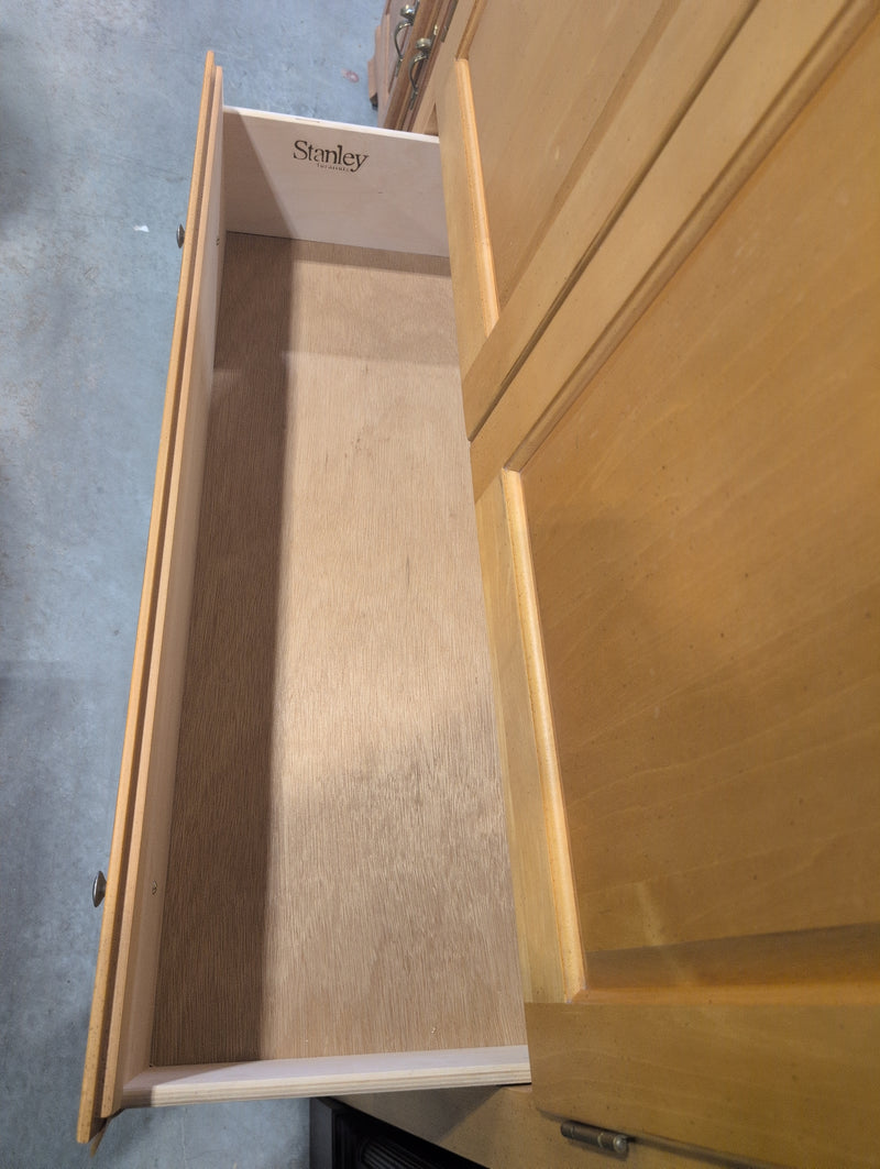 Light Brown TV Armoire