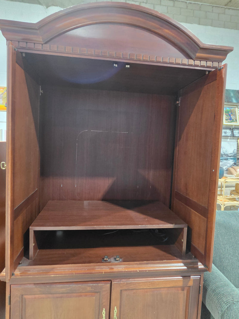 Solid Wood TV Armoire