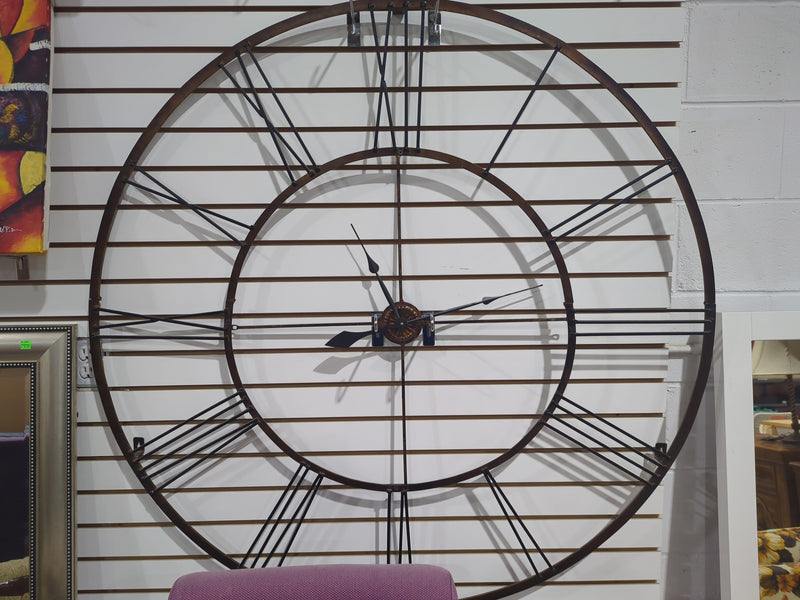 Giant Roman Numeral Clock