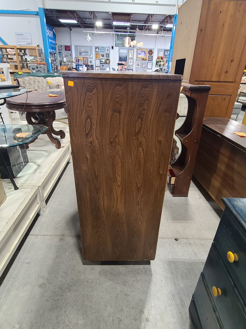Vintage Mid-Century Modern Style 5-Drawer Tallboy Dresser