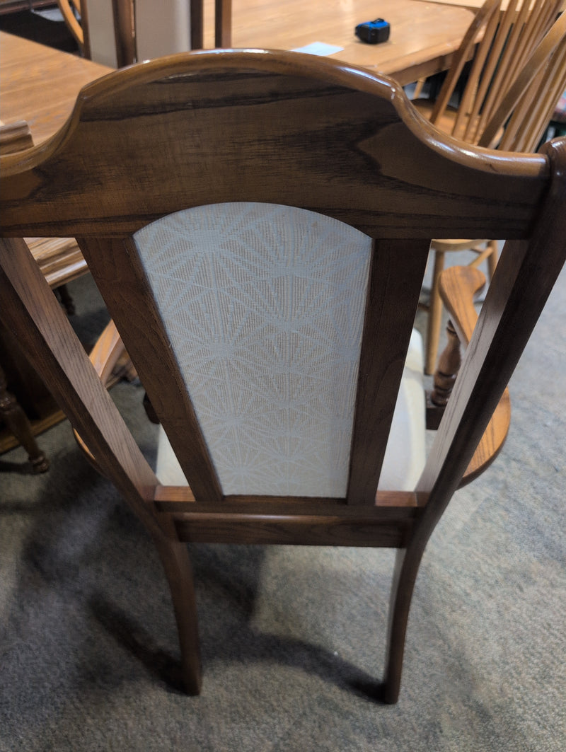 Wooden Dining Table with 6 Matching Chairs