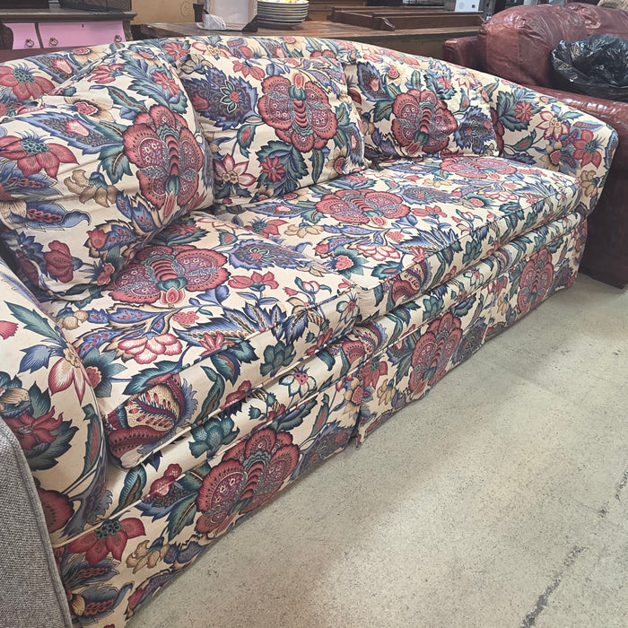 Traditional Floral Couch