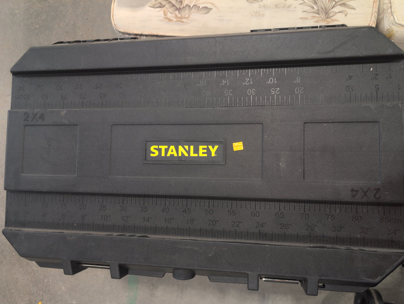 Stanley Giant Black Lockable Toolbox with Wheels and Handle