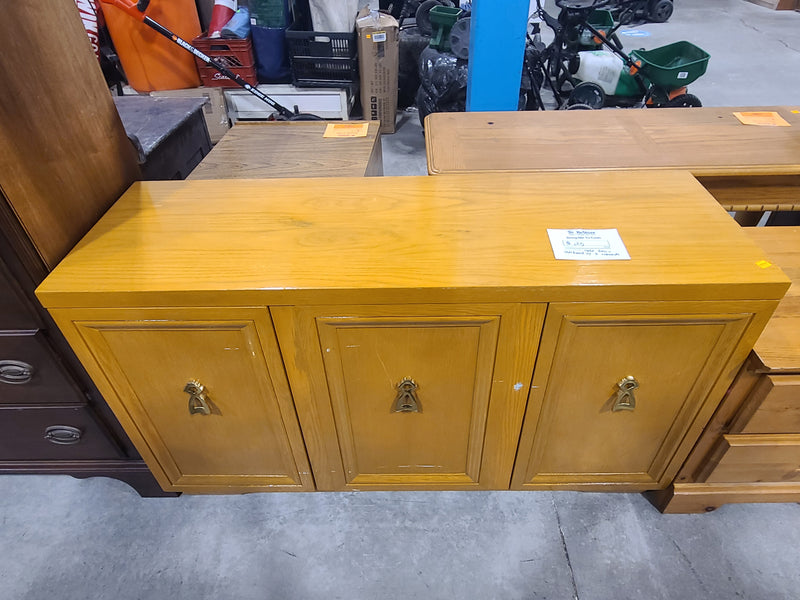 Mid-Century Modern Inspired 3-Door Light Oak Sideboard