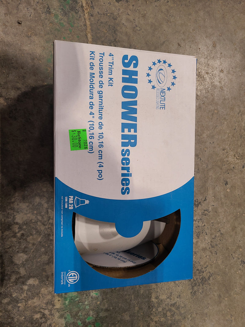 Nextlite SHOWERseries 4" Wet Environment Downlight Trim Kit