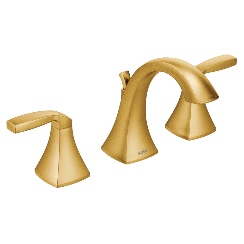 Moen Voss® Two-Handle Widespread Bathroom Faucet Trim Kit in Gold