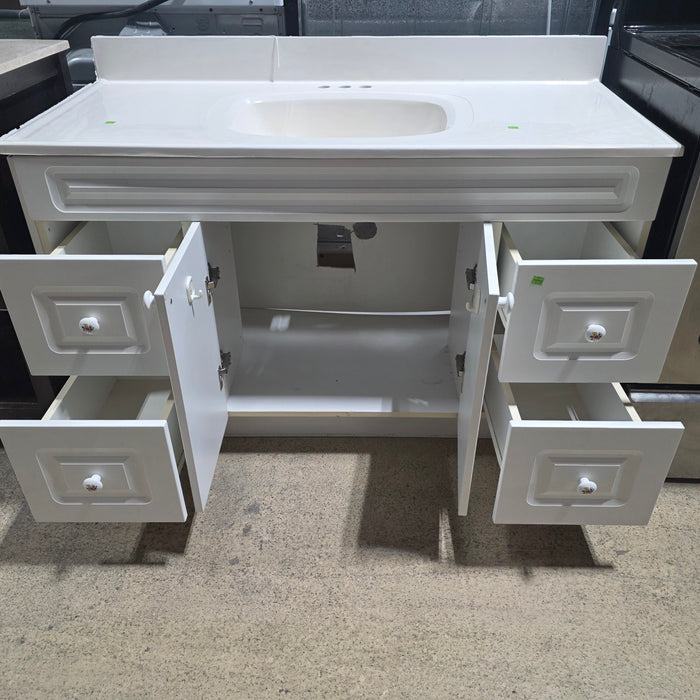 White Bathroom Vanity