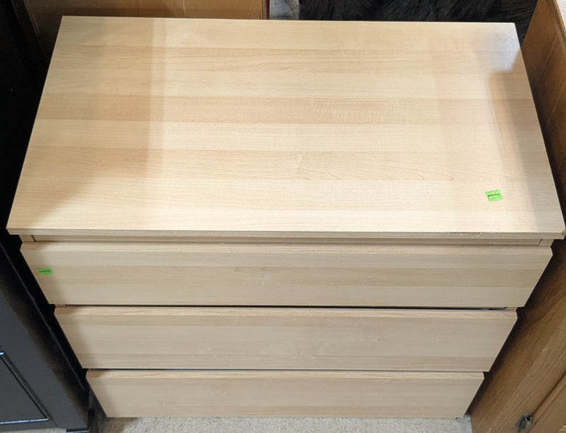 Modern beige 3-Drawer Dresser