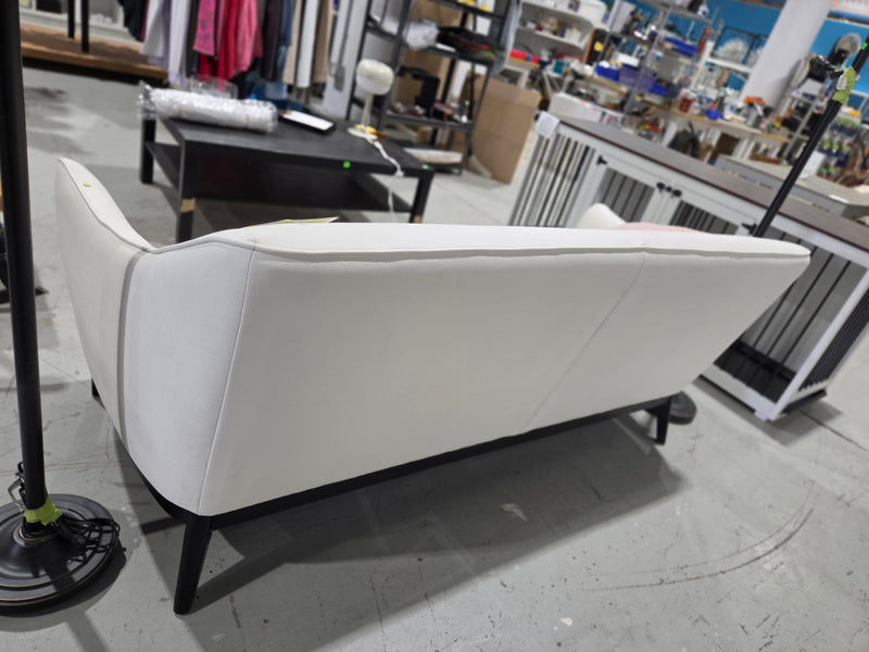 White Leather Couch