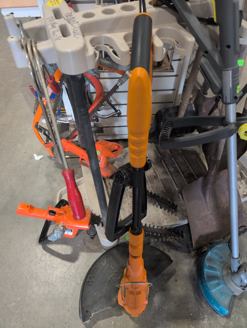 Orange and Black String Trimmer with Cord