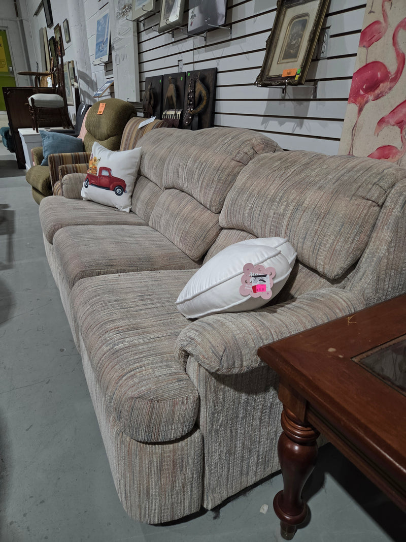 Cozy 3-Seat Couch with Textured Woven Fabric