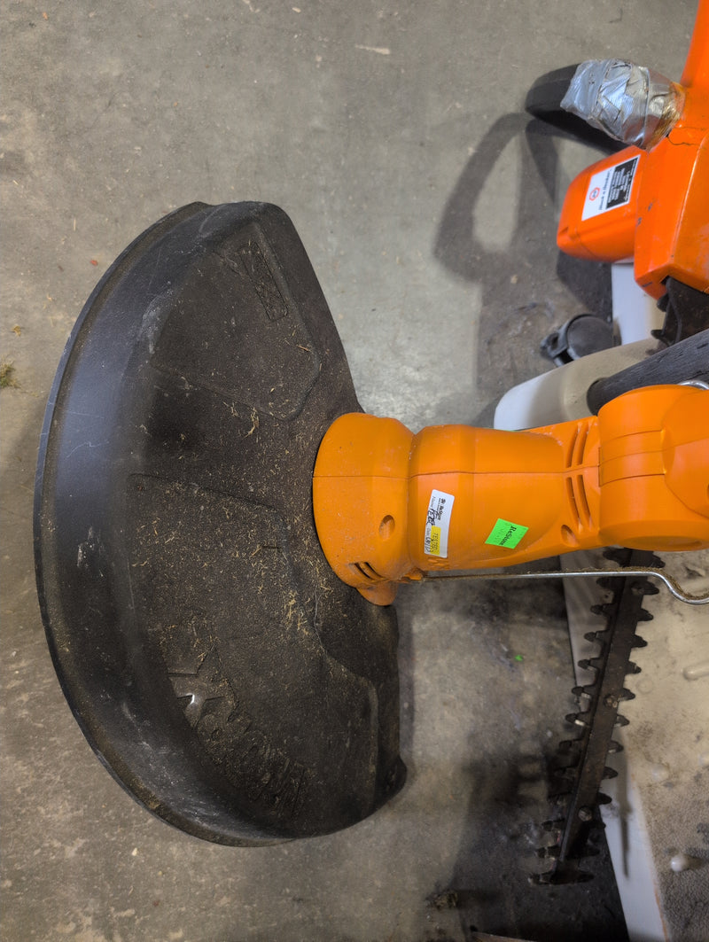 Orange and Black String Trimmer with Cord
