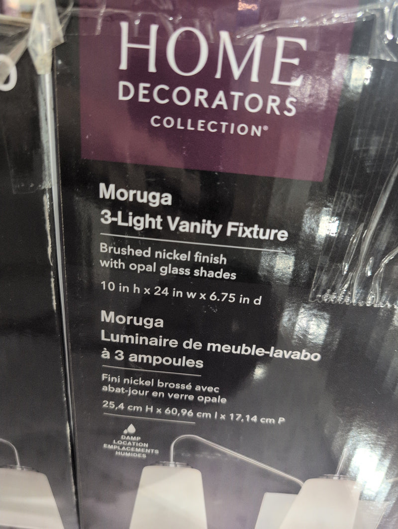 Home Decorators Collection Moruga 3-Light Vanity Fixture