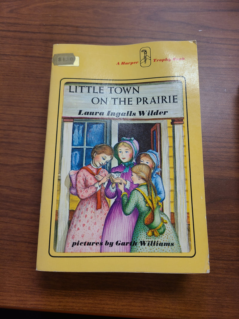 Vintage "Little House" Paperback Book Set by Laura Ingalls Wilder (4 Books, Harper Trophy Editions)