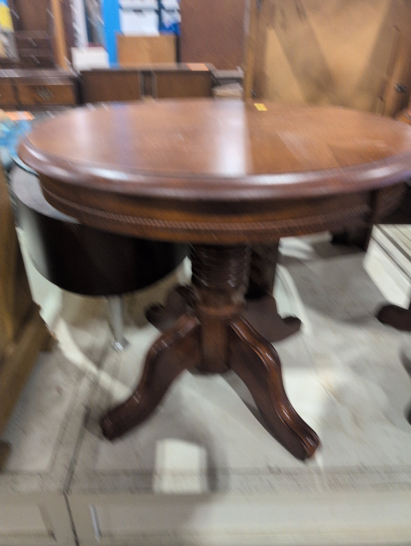Round Wooden Side Table