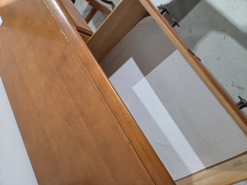 Vintage Wooden Writing Desk and Chair