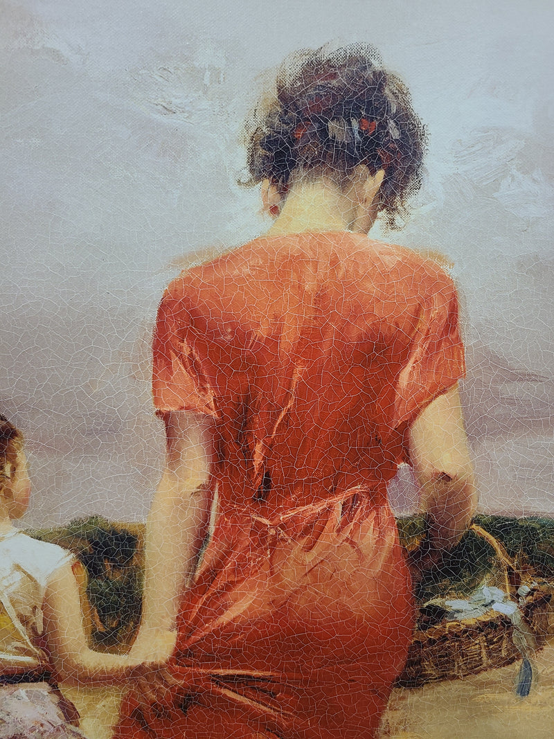 "Homeward Bound" Framed Limited Edition Giclée on Canvas by Pino