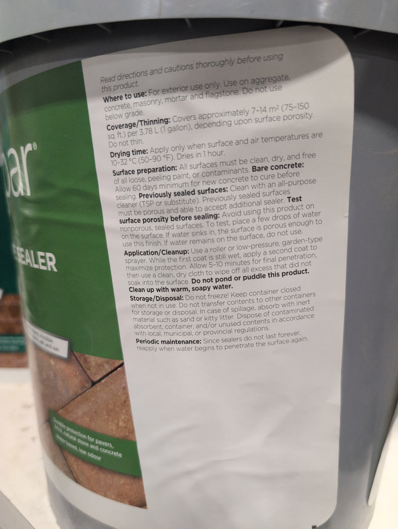 Valspar Protective Sealer, Exterior only, Natural Look