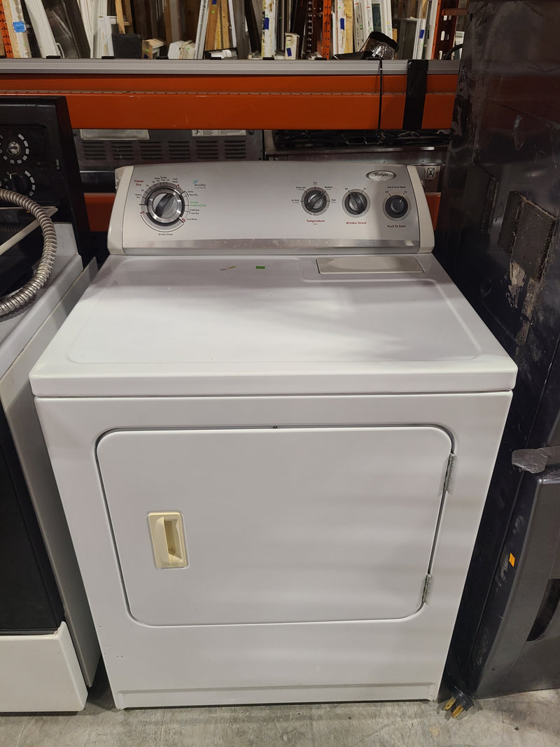 Excellent Condition Whirlpool Electric Front-Load Dryer in White