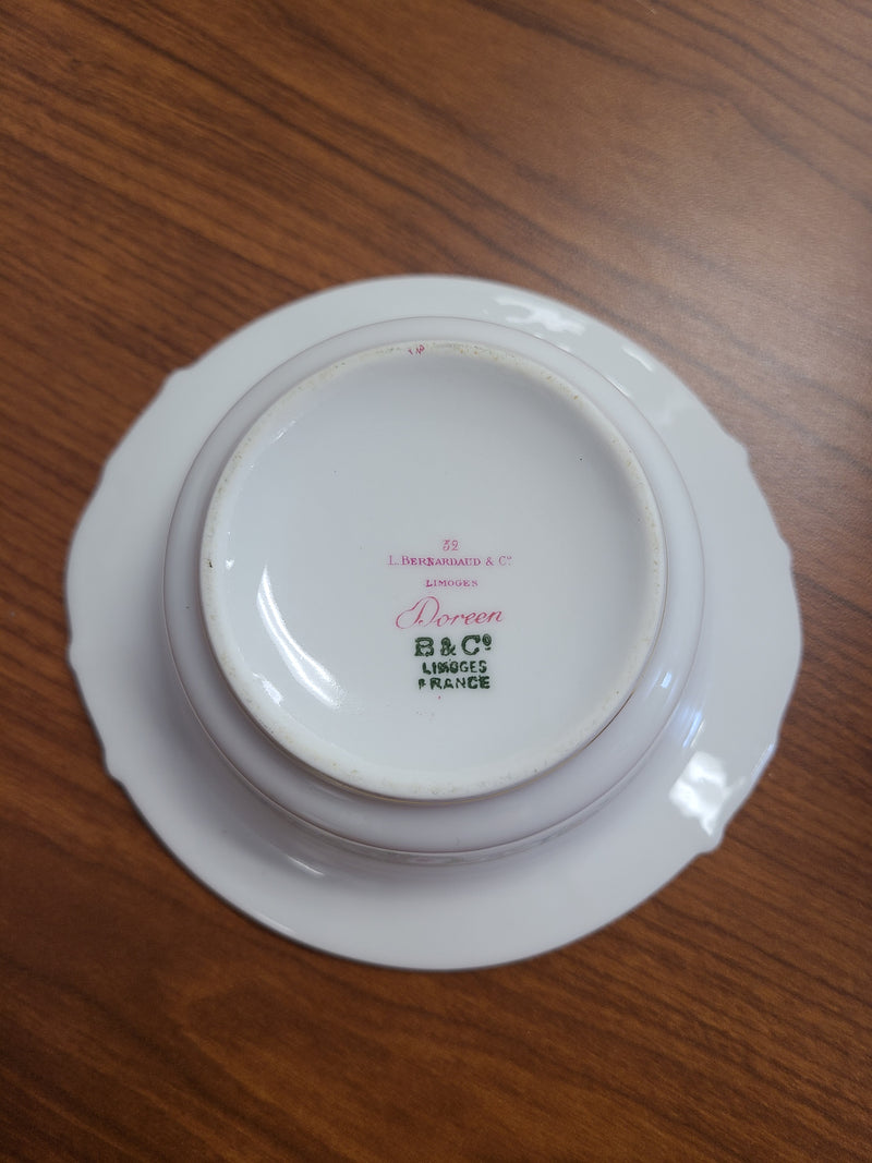 Vintage Bernardaud Limoges Fine China Dinnerware Set – "Doreen" Pattern (36 Pieces)