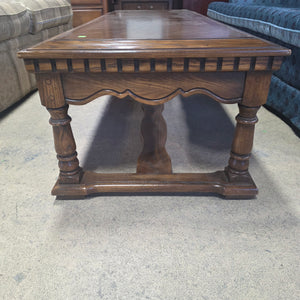 Solid Oak Wood Coffe Table