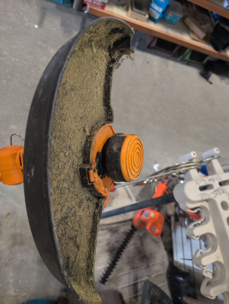 Orange and Black String Trimmer with Cord