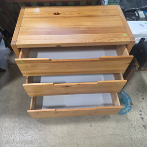 Industrial Oak Chest of Drawers