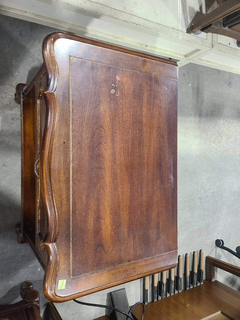 French Provincial Traditional Wood 1-Drawer Nightstand Side Table