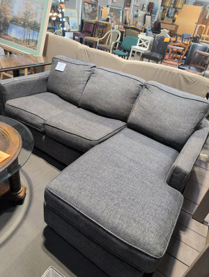 Grey Modular 3-Seater Sectional Sofa