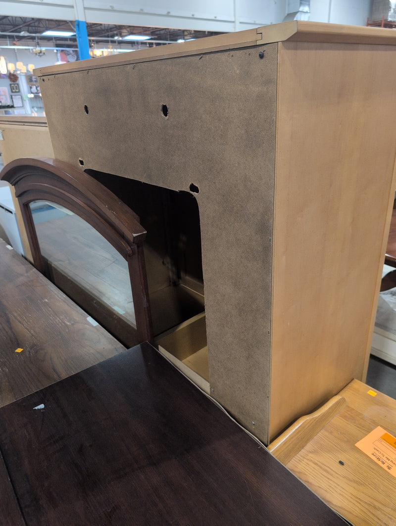 Light Brown TV Armoire