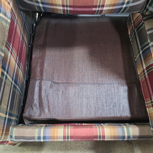 Multi-Colored Mid Century Sofa Bed