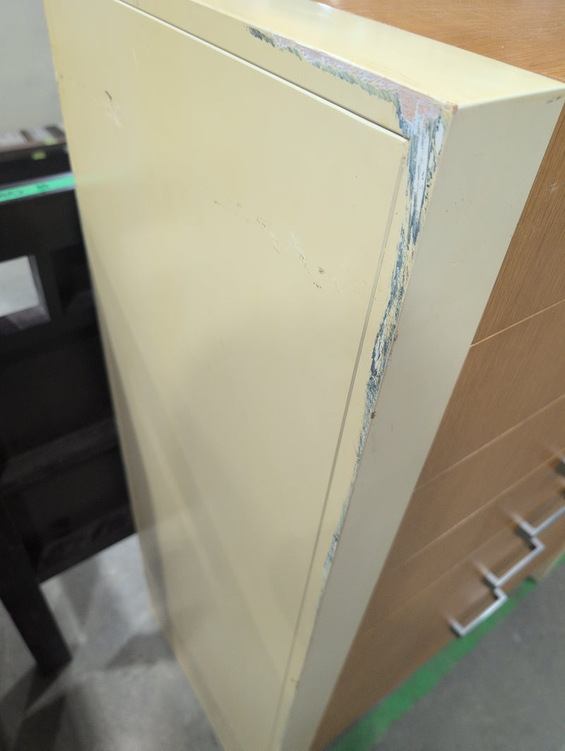 Tall Fancy Light Colored 6 Drawer Dresser