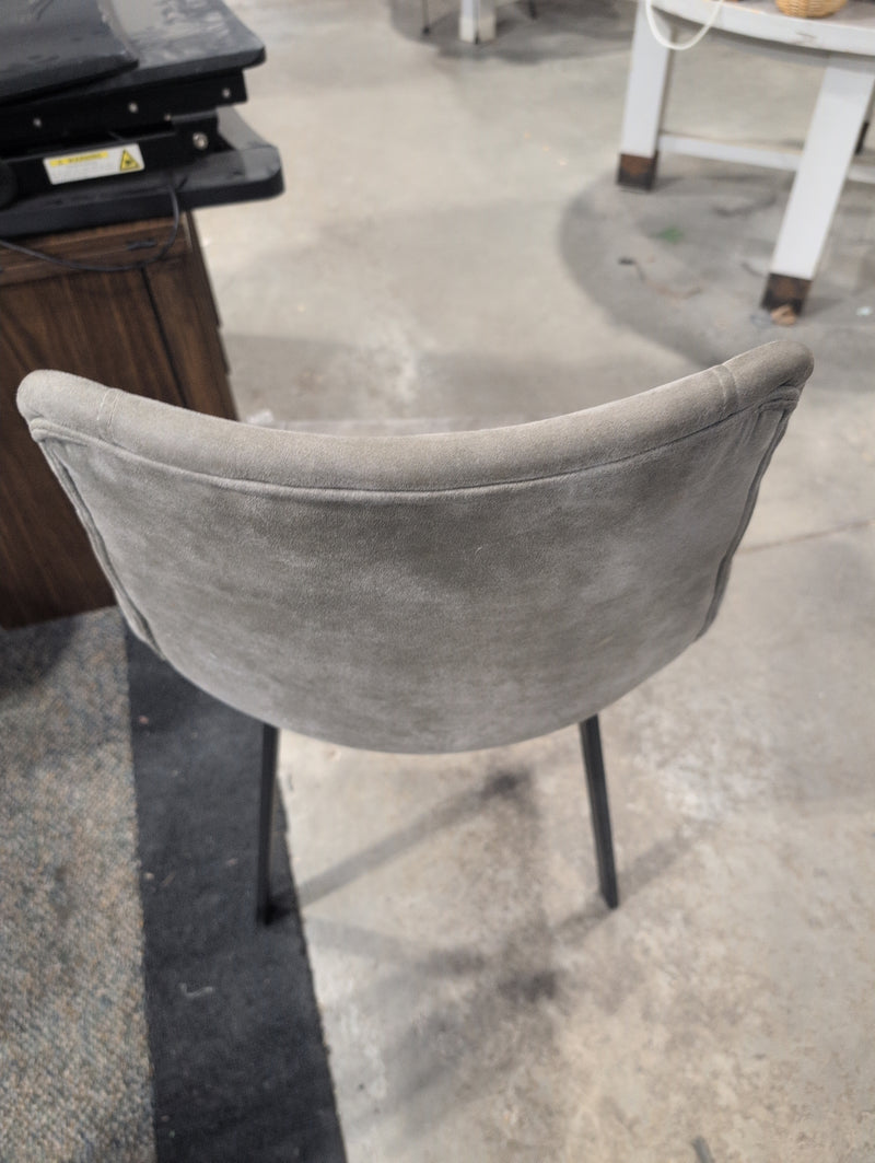 Grey Armless Dining Chair