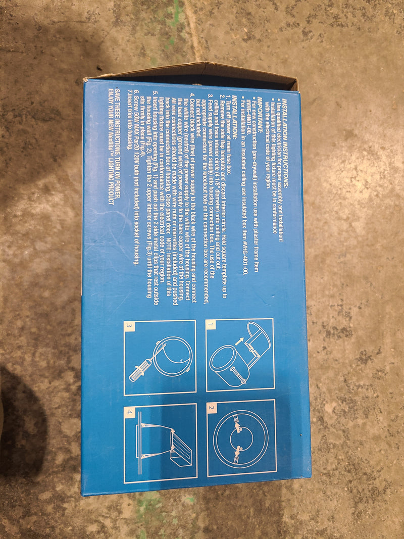 Nextlite SHOWERseries 4" Wet Environment Downlight Trim Kit