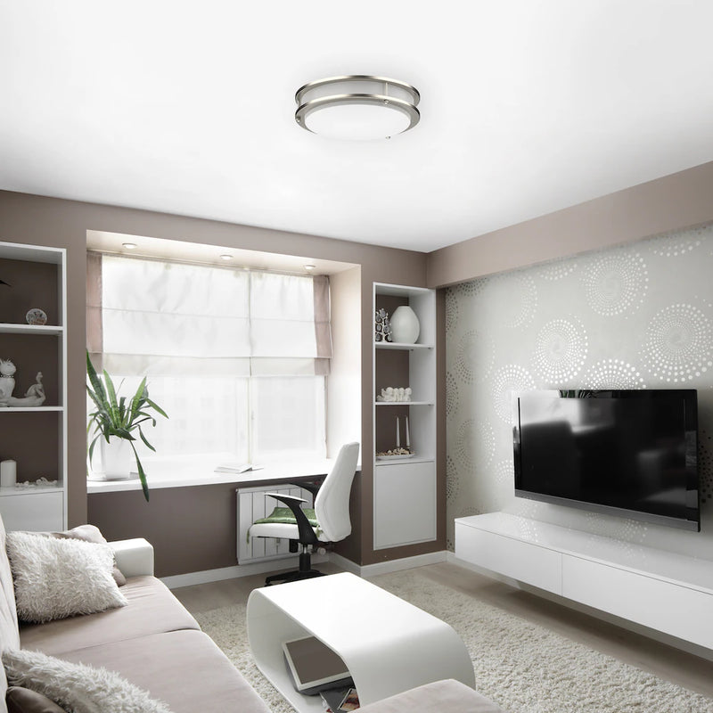 Dymond 14" Double Ring LED Ceiling Flush Mount