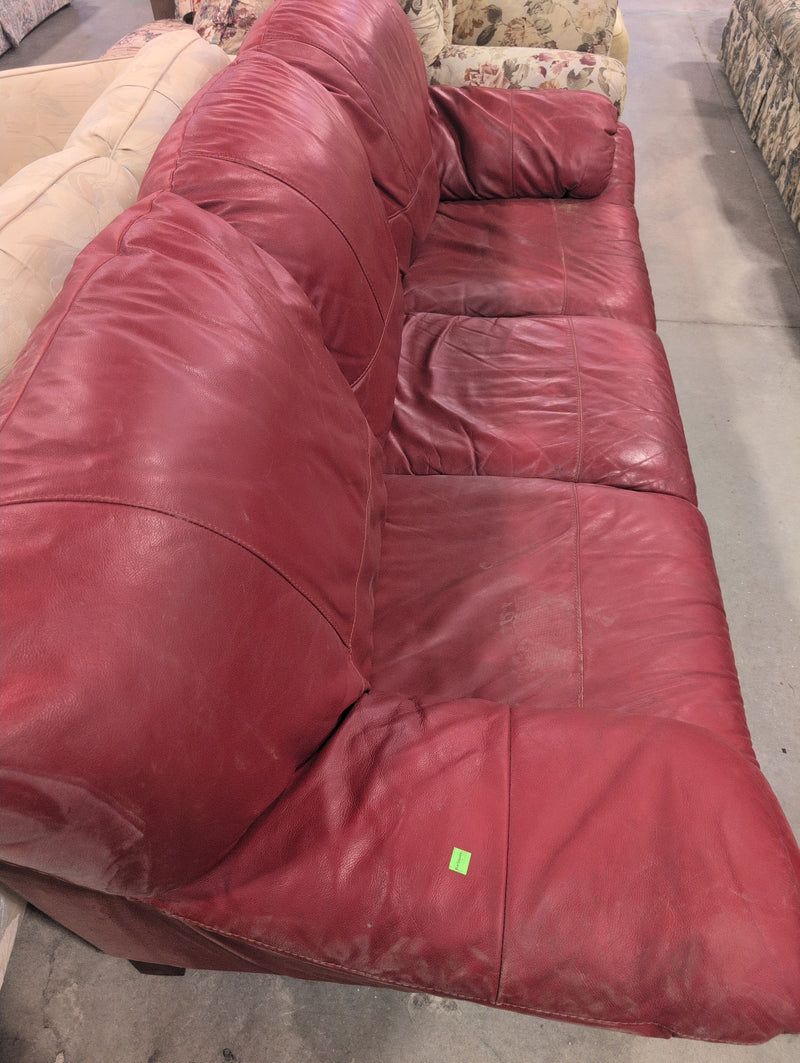 Apple Red 3-Seater Couch
