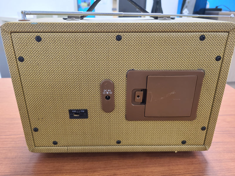 Crosley CR-21 Tweed Portable AM/FM Tabletop Radio