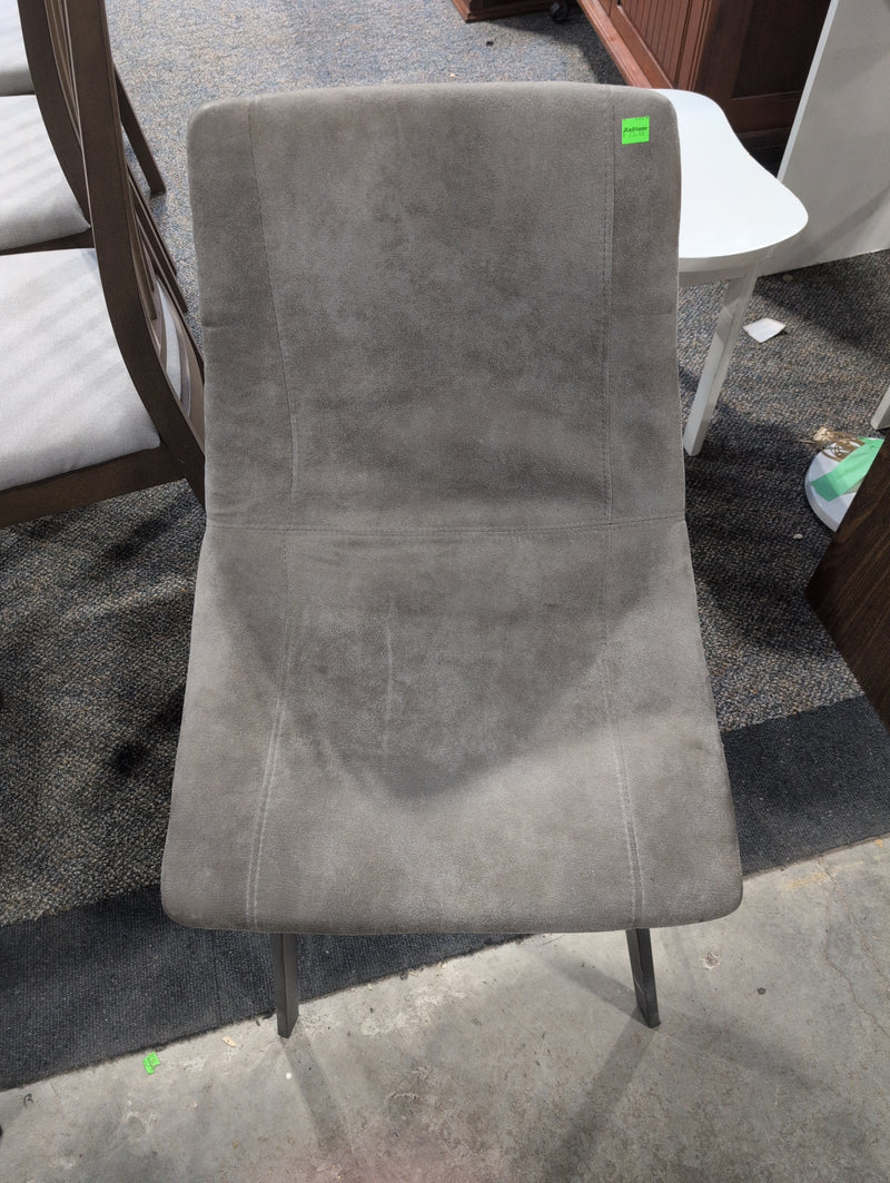 Grey Armless Dining Chair