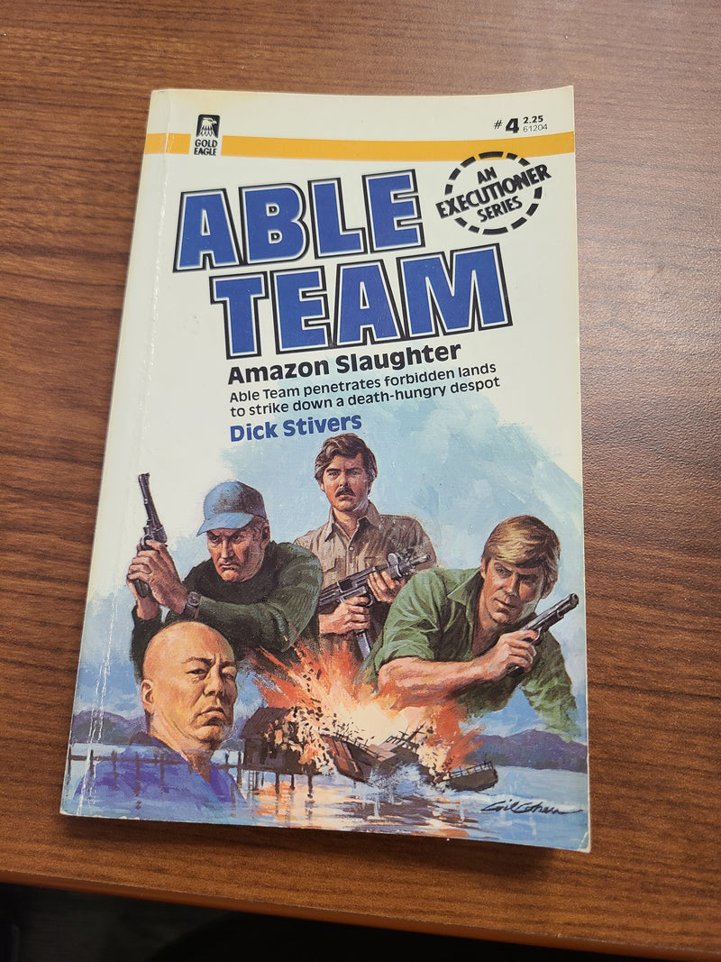 Vintage Able Team Men's Action Adventure Paperback Set #1–15 (Complete Consecutive Run)