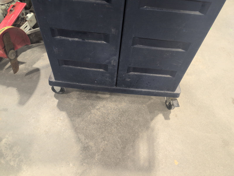 Keter Rolling Tool Cart with Shelves and Compartment