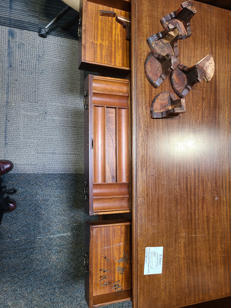 Vintage Style Double-Pedestal Executive Desk