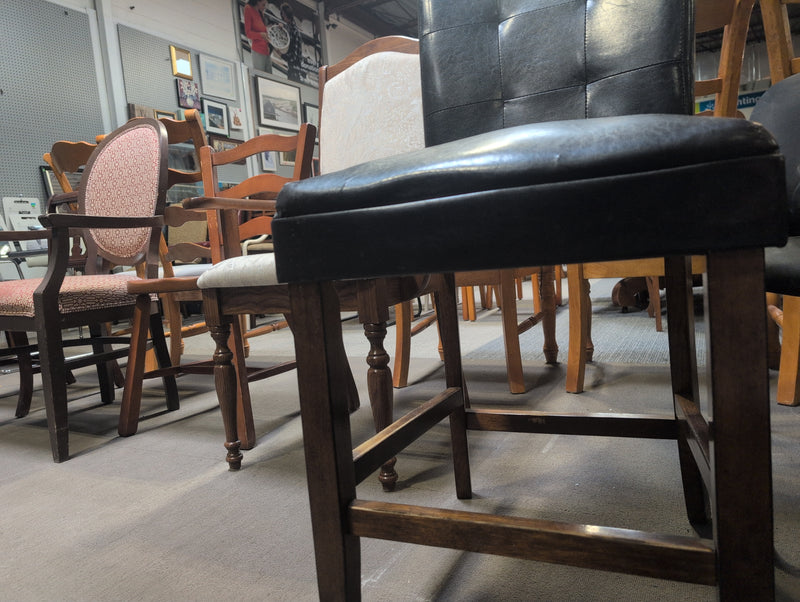 Faux Leather Parson Chair