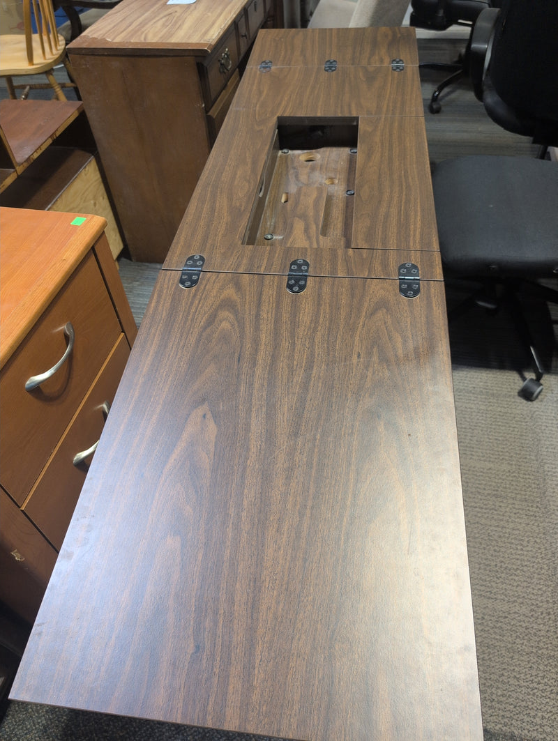 Sewing Machine Desk with No Sewing Machine
