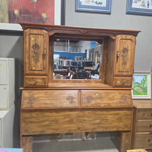 Antique Walnut Headboard