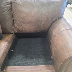 Brown Leather Couch