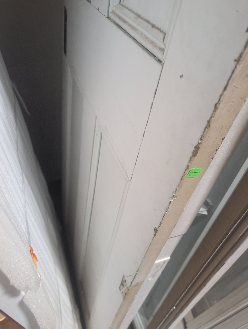 White Interior Door with Pre-Drilled Holes