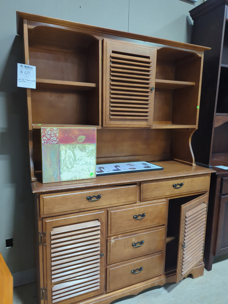 Solid Teak Wood Hutch