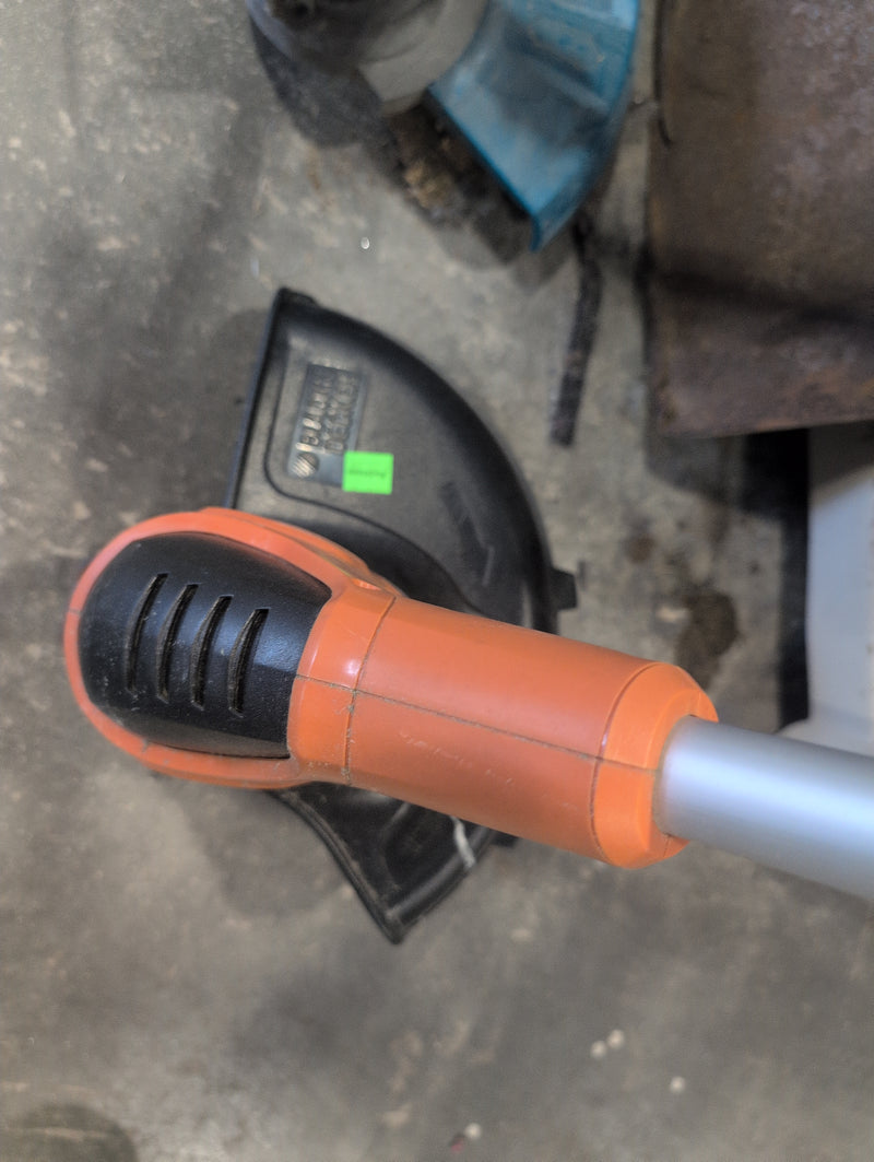 Orange and Black Battery Powered Stringtrimmer